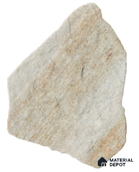 Stone Floor Tile TL 10542  Alphine Stone Anti Skid Tiles Matte Finish Vitrified Tile - 12 mm | Box Contains Mixed Sizes of (12 Pieces215x145 mm, 6 Pieces of 306x221 mm) | Suitable for Patio, Parking, Garden, HighTraffic Areas | Box Contains Coverage Area of 6.45 Sq. Ft.