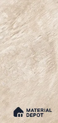 Stone Floor Tile TL 10535 D  Fuji Beige Anti Skid Tiles Matte Finish Vitrified Tile - 15 mm | Box Contains Mixed Sizes of (202x202 mm, 302x202 mm, 202x96 mm, 4 Piece Each) | Suitable for Patio, Open Area, Parking, Outdoor,  HighTraffic Areas | Box contains Coverage Area of 5.17 Sq. Ft.