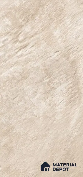 Stone Floor Tile TL 10535 D Fuji Beige Anti Skid Tiles Matte Finish Vitrified Tile - 15 mm | Box Contains Mixed Sizes of (202x202 mm, 302x202 mm, 202x96 mm, 4 Piece Each) | Suitable for Patio, Open Area, Parking, Outdoor, HighTraffic Areas | Box contains Coverage Area of 5.17 Sq. Ft.