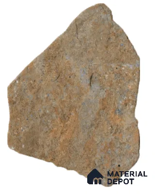 Stone Floor Tile TL 10543  River Stone Anti Skid Tiles Matte Finish Vitrified Tile - 12 mm | Box Contains Mixed Sizes of (12 Pieces215x145 mm, 6 Pieces of 306x221 mm) | Suitable for Patio, Garden, Parking, HighTraffic Areas | Box Contains Coverage Area of 6.45 Sq. Ft.