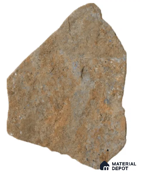 Stone Floor Tile TL 10543  River Stone Anti Skid Tiles Matte Finish Vitrified Tile - 12 mm | Box Contains Mixed Sizes of (12 Pieces215x145 mm, 6 Pieces of 306x221 mm) | Suitable for Patio, Garden, Parking, HighTraffic Areas | Box Contains Coverage Area of 6.45 Sq. Ft.