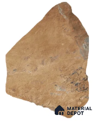 Stone Floor Tile TL 10541  Rustic Fieldstone Anti Skid Tiles Matte Finish Vitrified Tile - 12 mm | Box Contains Mixed Sizes of (12 Pieces215x145 mm, 6 Pieces of 306x221 mm) | Suitable for Patio, Parking, Garden, HighTraffic Areas | Box Contains Coverage Area of 6.45 Sq. Ft.