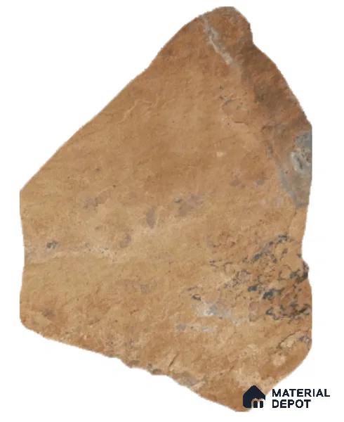 Stone Floor Tile TL 10541  Rustic Fieldstone Anti Skid Tiles Matte Finish Vitrified Tile - 12 mm | Box Contains Mixed Sizes of (12 Pieces215x145 mm, 6 Pieces of 306x221 mm) | Suitable for Patio, Parking, Garden, HighTraffic Areas | Box Contains Coverage Area of 6.45 Sq. Ft.