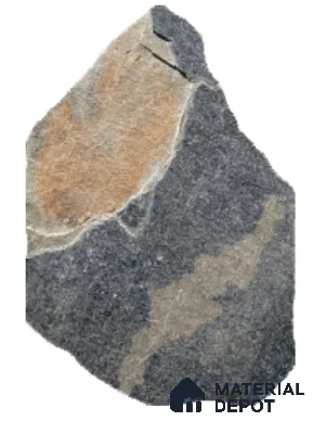 Stone Floor Tile TL 10541  Rustic Fieldstone Anti Skid Tiles Matte Finish Vitrified Tile - 12 mm | Box Contains Mixed Sizes of (12 Pieces215x145 mm, 6 Pieces of 306x221 mm) | Suitable for Patio, Parking, Garden, HighTraffic Areas | Box Contains Coverage Area of 6.45 Sq. Ft.