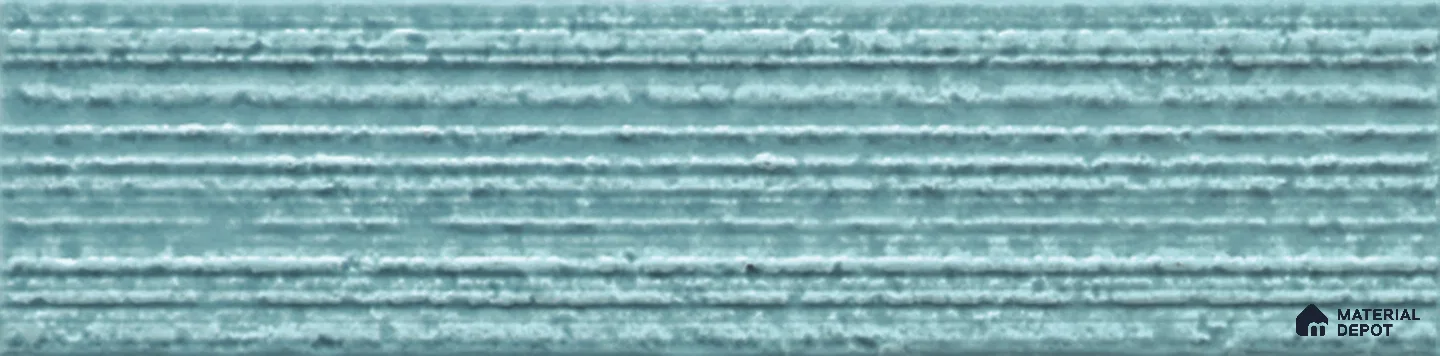 Subway Wall Tile TL 10530 Lavaline Series  Aqua Mist 1 ft x 3 in Ceramic Glossy Finish - 10 mm | 3 Random Design | Suitable for Highlighter Walls, Foyer, Bathroom, Kitchen Wall & Backsplashes