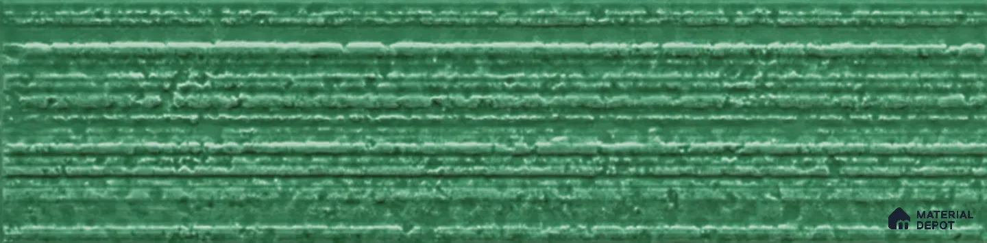Subway Wall Tile TL 10530 C Lavaline Series  Emerald Shine 1 ft x 3 in Ceramic Glossy Finish - 10 mm | 3 Random Design | Suitable for Highlighter Walls, Foyer, Bathroom, Kitchen Wall & Backsplashes