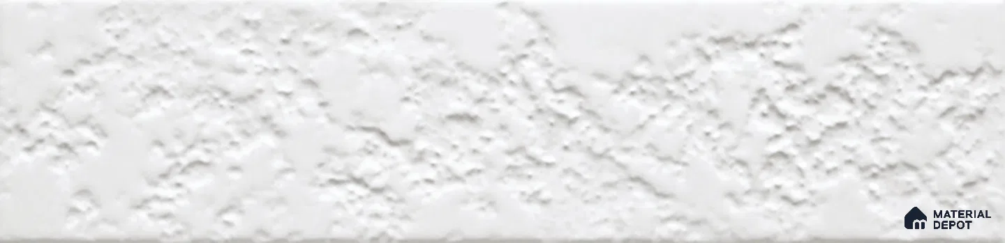 Subway Wall Tile TL 10741 H Texturax Series Silk Snow 1 ft x 3 in Ceramic Glossy Finish - 10 mm | 3 Random Design | Suitable for Highlighter Walls, Foyer, Bathroom, Kitchen Wall & Backsplashes
