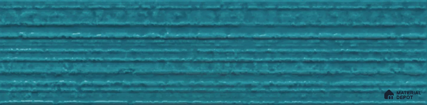 Subway Wall Tile TL 10530 J Lavaline Series  Teal Neo 1 ft x 3 in Ceramic Glossy Finish - 10 mm | 3 Random Design | Suitable for Highlighter Walls, Foyer, Bathroom, Kitchen Wall & Backsplashes