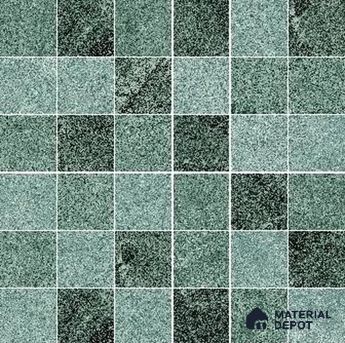 Mosaic Floor & Wall Tile TL 10599 B | 299 x 299 mm (Chip Size 48x48 mm) Matte Finish Porcelain Tile - 6 mm | Suitable For Outdoor, Swimming Pool Area