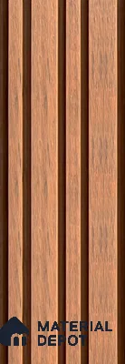 PN 06368 WPC Barcode Design 9.6 ft x 8.6 inch Exterior Wall Panel - 26 mm | Suitable for Facade, Balcony, Cafeteria | Suitable for Balcony, Facade & Open Area | Width is Subjected to 5% Variation