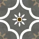 Moroccan Floor & Wall Athangudi Tile TL 08315 Omega Gris 1 ft x 1 ft Matte Finish Vitrified Tile - 9 mm | Suitable for Bathroom, Kitchen, Balcony | Please Expect a Slight Variation of Pattern | Image 01