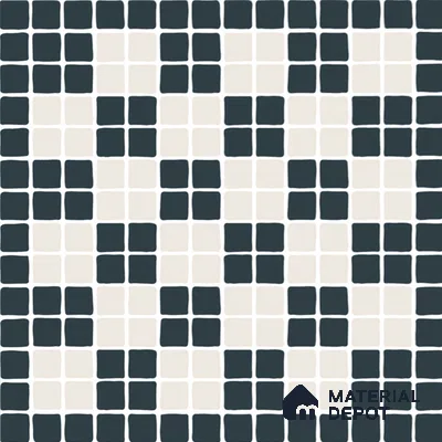 Mosaic Floor & Wall Tile TL 08319 Cupid 1 ft x 1 ft Matte Finish Vitrified Tile - 9 mm | Suitable for Living Room, Bedroom & Bathroom