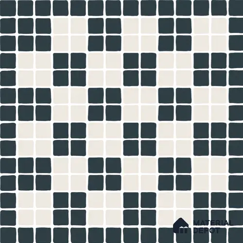 Mosaic Floor & Wall Tile TL 08319 Cupid 1 ft x 1 ft Matte Finish Vitrified Tile - 9 mm | Suitable for Living Room, Bedroom & Bathroom
