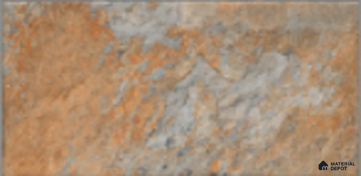 Stone Look Floor Tile TL 11346 Slate Stone Burnt-A 2 ft x 1 ft Matte Finish Vitrified Tile - 12 mm | Suitable For living Room, Bedroom, Bathroom