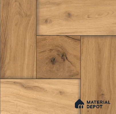 Floor & Wall Tile TL 07969 King Wood 2 ft x 2 ft Vitrified Matte Finish - 9 mm | Suitable for Living Room, Bedroom & Dining