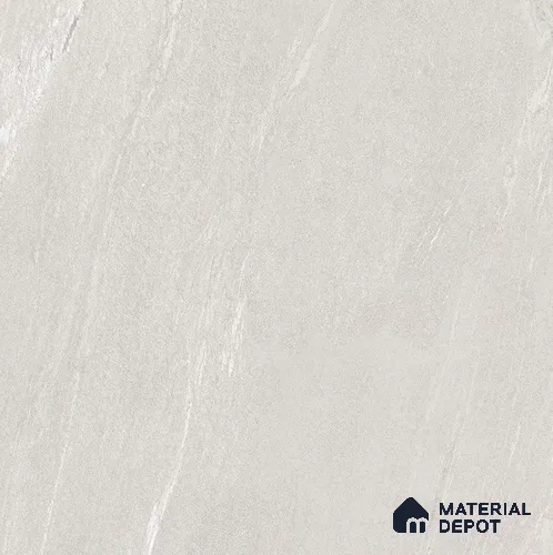 Stone Floor Tile TL 08343 Lime Stone Ivory 2 ft x 2 ft Carving Matte Finish Vitrified Tile - 9 mm | 8 Random Design | Suitable For Bathroom, Terrace & Balcony