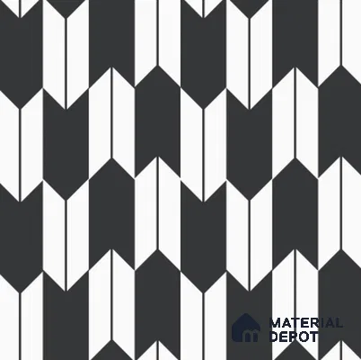 Patterned Floor & Wall Tile TL 09722 Decor 15 2 ft x 2 ft Carving Matte Finish Vitrified Tile - 9 mm | Suitable for Living Room, Bedroom & Bathroom | Please Expect a Slight Variation of Pattern