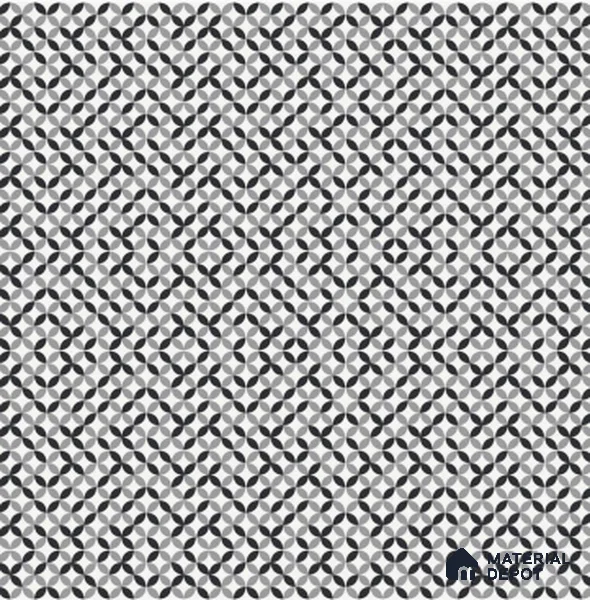 Patterned Floor & Wall Tile TL 09723 Decor 16 2 ft x 2 ft Carving Matte Finish Vitrified Tile - 9 mm | Suitable for Living Room, Bedroom & Bathroom | Please Expect a Slight Variation of Pattern