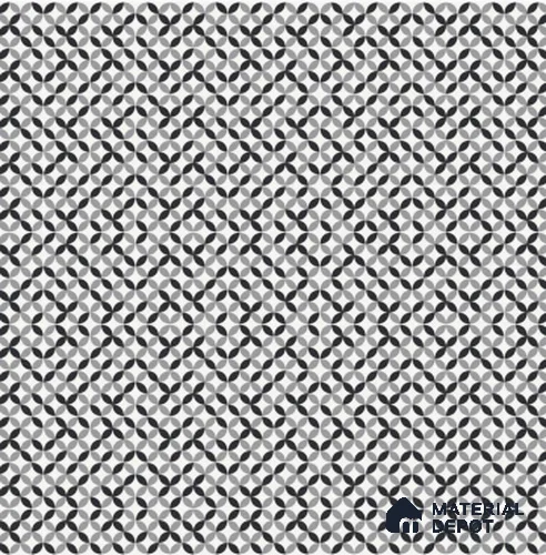 Patterned Floor & Wall Tile TL 09723 Decor 16 2 ft x 2 ft Carving Matte Finish Vitrified Tile - 9 mm | Suitable for Living Room, Bedroom & Bathroom | Please Expect a Slight Variation of Pattern
