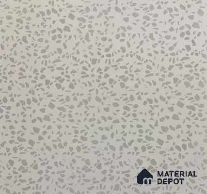 Terrazzo Floor & Wall Tile TL 08488 Terazzo White 2 ft x 2 ft Matte Finish Vitrified Tile - 9 mm | Suitable for Living Room, Kitchen & Bathroom