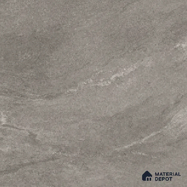 Stone Floor Tile TL 08360 D Luxestone Smoke 2 ft x 2 ft Matte Finish Vitrified Tile - 9 mm | Suitable For Bathroom, Terrace & Balcony