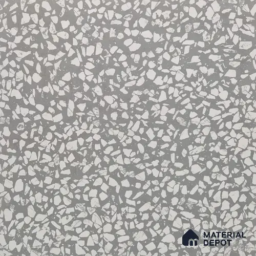 Terrazzo Floor & Wall Tile TL 08486 Natural Terazzo 2 ft x 2 ft Matte Finish Vitrified Tile - 9 mm | Suitable for Living Room, Kitchen & Bathroom