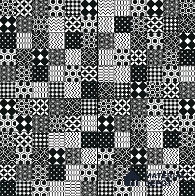 Moroccan Floor & Wall Tile TL 08342 Moroccon 16 2 ft x 2 ft Matte Finish Vitrified Tile - 9 mm | Suitable For Kitchen Backsplash, Balcony, Dining Area | Please Expect a Slight Variation of Pattern