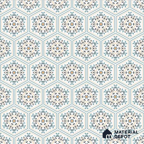 Patterned Floor & Wall Tile TL 09724 Decor 18 2 ft x 2 ft Carving Matte Finish Vitrified Tile - 9 mm | Suitable for Living Room, Bedroom & Bathroom | Please Expect a Slight Variation of Pattern