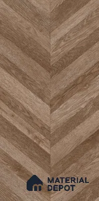 Wood Floor & Wall Tile TL 08251 Decor Wood Wengue 4 ft x 2 ft Carving Matte Finish Vitrified Tile - 9 mm | Suitable for Living Room, Bedroom & Bathroom