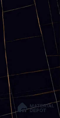 Marble Floor & Wall Tile TL 08244 Olibia Black 4 ft x 2 ft High Gloss Finish Vitrified Tile - 9 mm | Suitable for Living Room, Bedroom & Bathroom