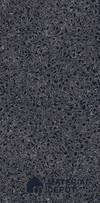 Terrazzo Floor & Wall Tile TL 08252 Terrazzo Black 4 ft x 2 ft Carving Matte Finish Vitrified Tile - 9 mm | Suitable for Living Room, Bedroom & Bathroom