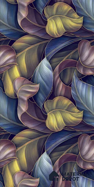 Tropical Wall Tile TL 08250 Garden Wall 4 ft x 2 ft High Gloss Finish Vitrified Tile - 9 mm | Suitable for Bathroom, Accent/Feature Wall, Dining Area