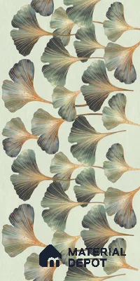 Tropical Wall Tile TL 12838 Corias Green Decor 4 ft x 2 ft Matte Finish Vitrified Tile - 9 mm | Suitable For Bathroom, Kitchen, Balcony