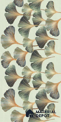 Tropical Wall Tile TL 12838 Corias Green Decor 4 ft x 2 ft Matte Finish Vitrified Tile - 9 mm | Suitable For Bathroom, Kitchen, Balcony