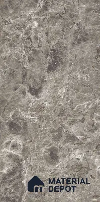 Marble Floor & Wall Tile TL 08236 Krypton Grey 4 ft x 2 ft Glossy Finish Vitrified Tile - 9 mm | Suitable for Living Room, Bedroom & Bathroom