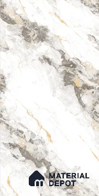 Marble Floor & Wall Tile TL 08435 Eronta Honey 4 ft x 2 ft Glossy Finish Vitrified Tile - 9 mm | Suitable for Living Room, Bedroom & Bathroom