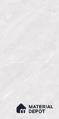 Marble Floor & Wall Tile TL 08440 Roneda White 4 ft x 2 ft Glossy Finish Vitrified Tile - 9 mm | Suitable for Living Room, Bedroom & Bathroom