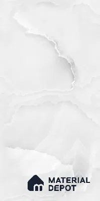 Marble Floor & Wall Tile TL 08414 Bio White 4 ft x 2 ft Glossy Finish Vitrified Tile - 9 mm | Suitable for Living Room, Bedroom & Bathroom