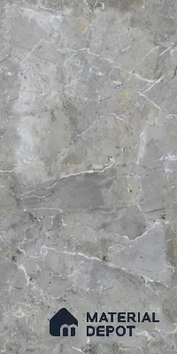 Marble Floor & Wall Tile TL 08409 Estaro Gris 4 ft x 2 ft Glossy Finish Vitrified Tile - 9 mm | Suitable for Living Room, Bedroom & Bathroom