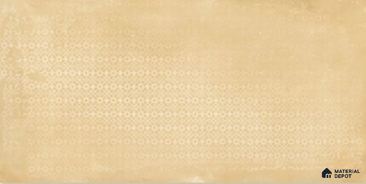 Patterned Floor & Wall Tile TL 08469 Yellow Hl 4 ft x 2 ft Carving Matte Finish Vitrified Tile - 9 mm | Suitable for Living Room, Bedroom & Bathroom