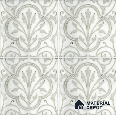 Patterned Wall Tile TL 08391 | 88092| 8 x 8 inch Matte Finish Vitrified Tile - 9 mm | Suitable for Living Room, Bedroom & Bathroom | Please Expect a Slight Variation of Pattern