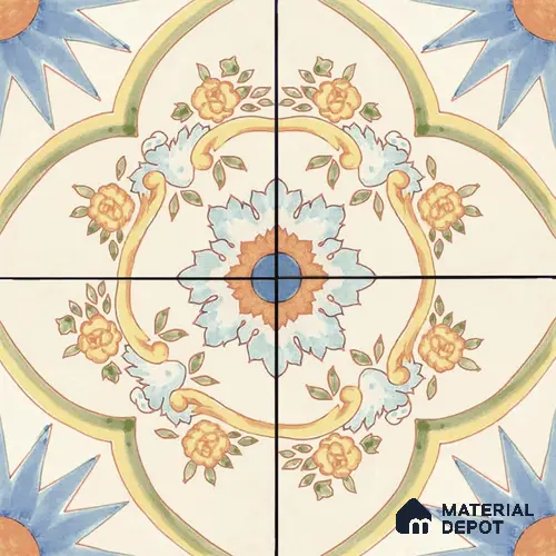 Subway Floor & Wall Tile TL 08394 | 88096| 8 x 8 inch Matte Finish Vitrified Tile - 9 mm | Suitable for Living Room, Bedroom & Bathroom | Please Expect a Slight Variation of Pattern