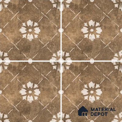 Moroccan Wall & Floor Tile TL 10457 Bruma Beige 1 ft x 1 ft Vitrified Matte Finish - 9.5 mm | Suitable for Bathroom, Kitchen, Balcony | 2 mm Spacer is Mandatory | Please Expect a Slight Variation of Pattern