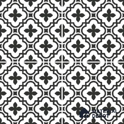 Moroccan Wall & Floor Tile TL 10465 Romano 1 ft x 1 ft Vitrified Matte Finish - 9.5 mm | Suitable For Living Room, Bedroom, Kitchen | 2 mm Spacer is Mandatory | Please Expect a Slight Variation of Pattern