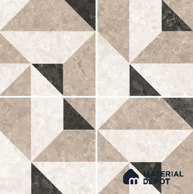 Moroccan Wall & Floor Tile TL 10466 Stanza 1 ft x 1 ft Vitrified Matte Finish - 9.5 mm | Suitable for Bathroom, Kitchen, Balcony | 2 mm Spacer is Mandatory | Please Expect a Slight Variation of Pattern