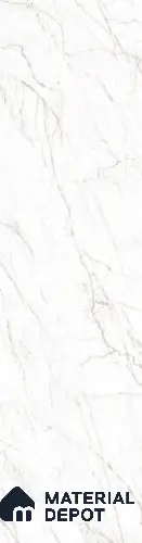 Marble Look Wall & Floor Tile TL 08158 Statuario Oro 10 ft x 2.6 ft Porcelain Glossy Finish - 15 mm | Random 3 | Adhesive and Spacers Must be Used During Installation