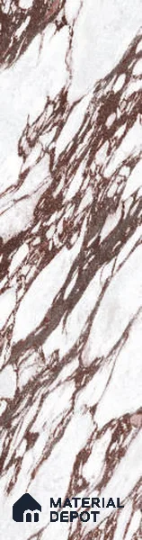 Stone Look Wall & Floor Tile TL 08162 Viola Vino 10 ft x 2.6 ft Porcelain Glossy Finish - 15 mm | Random 4 | Adhesive and Spacers Must be Used During Installation
