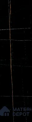 Marble Look Wall & Floor Tile TL 08151 Sahara Bruno Noir 10 ft x 2.6 ft Porcelain Matte Finish - 15 mm | Random 2 | Adhesive and Spacers Must be Used During Installation