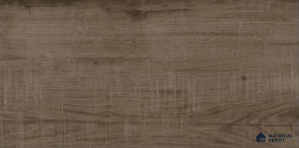 Wood Floor Tile TL 09737 D 25146 1 ft x 1 ft Brown Ceramic Matte Finish Floor Tile - 9 mm | Ideal for Bathroom