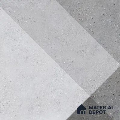 Stone Look Floor & Wall Tile TL 09901 Eclectic Terrazzo 2 ft x 2 ft Rustic Carving Matte Finish Vitrified Tile - 9 mm | 8 Random Design | Suitable For Living Room, Bedroom, Bathroom, Kitchen & Dining | Please Expect a Slight Variation of Pattern